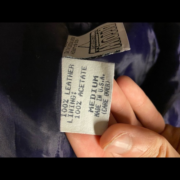 Vintage JOHN MICHAEL Made in USA Leather Biker Jacket! Size Medium! - Picture 8 of 10